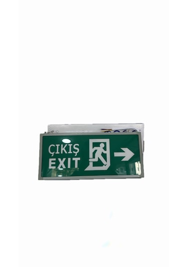 Noas Sol - Sağ Çift Yönlü Acil Çıkış Exit Armatür Ylx-1003 3 Saat Şarj Beyaz