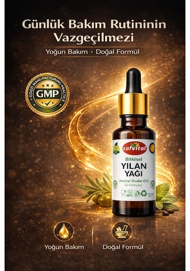 Safvital Yılan Yağı Essential Aromatic 20 Ml - Saç Dökülme Karşıtı Bakım Formülü Snake Oıl 20ml