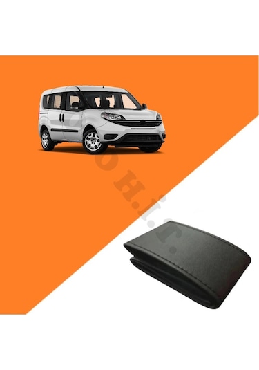 Fiat Doblo D4 Uyumlu Deri Direksiyon Kılıfı Kaliteli Dikmeli Siyah