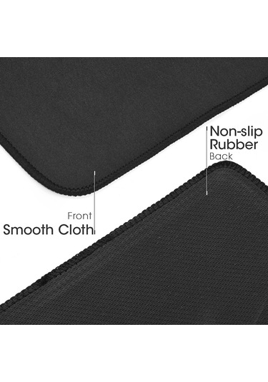 Samdoo Oyun Ve Ofis Kullanıma Uygun 80x30cm Su Geçirmez Kaymaz Lastik + Kumaş Mouse Pad / Masa Döşemesi Optik