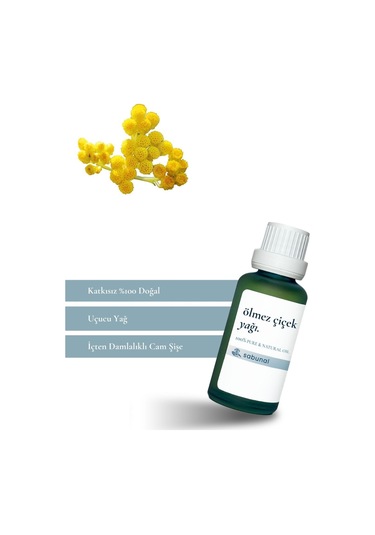 Sabunal Ölmez Çiçek Yağı 30 ML - Yaşlanma Karşıtı Doğal Cilt Bakım Yağı
