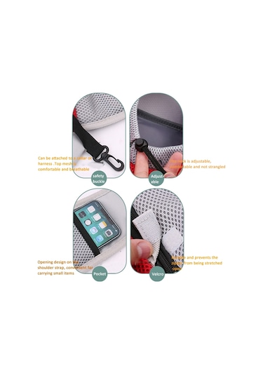 Cbtx Evcil Hayvan Çantası Genişletilmiş Omuz Askısı Nefes Alabilen Messenger Kedi Çantası, Boyut: Büyük Siyah