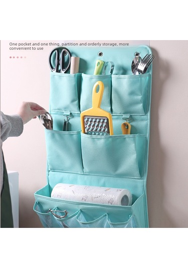 Dianziye Duvar Monteli Kumaş Depolama Çantası - Yatak Odası, Dormitorium İçin Telefon, Aksesuar Saklama - İki Katlı Gizemli Gri - Kolay Kurulum Dianziye Duvar Monteli Kumaş Depolama Çantası - Yatak Odası, Dormitorium İçin Telefon, Aksesuar Saklama - İki Katlı Gizemli Gri - Kolay Kurulum