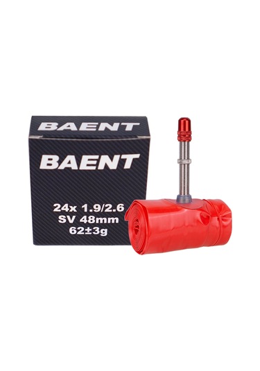 Baent Tpu Ultralight Bisiklet İç Lastik Dağ Bisikleti Lastiği Schrader Valf - 24 1.9 / 2.6 Sv 48mm