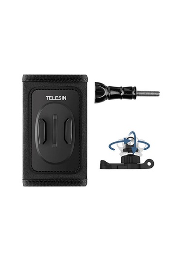 Ayex Backpack Strap Mount Telesin Gp-bpm-003 Aksiyon Kamera Çanta Askı Aparatı Gopro, Djı İle Uyumlu