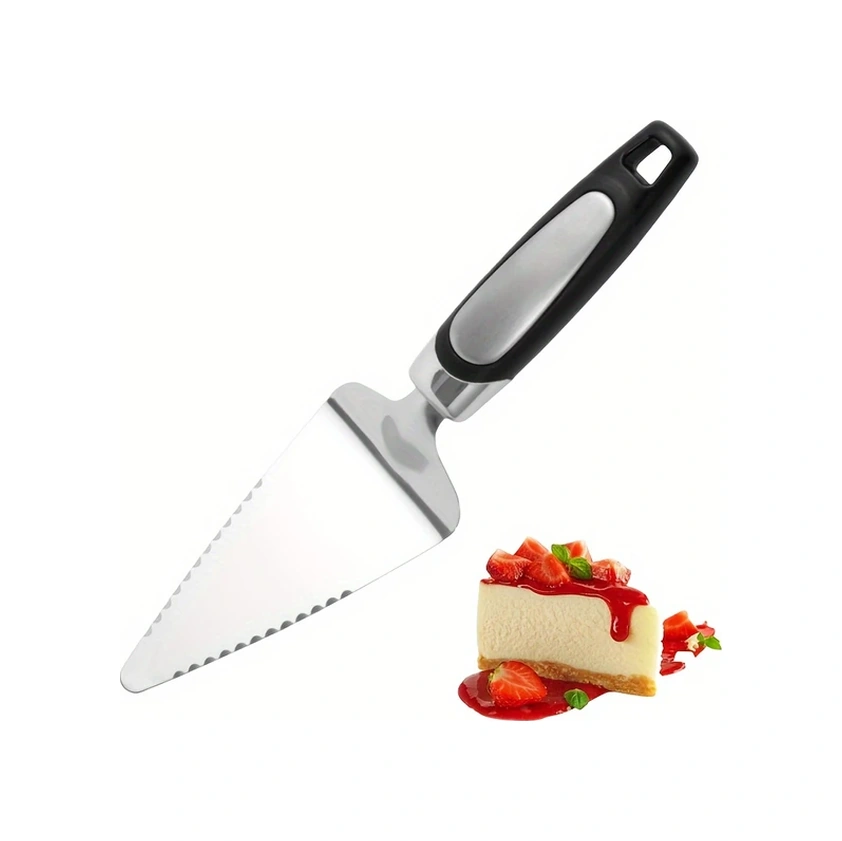 Dashanshop Siyah Paslanmaz Çelik Pasta Ve Kek Kesici Paslanmaz Çamaşır Makinesi Güvenli Siyah