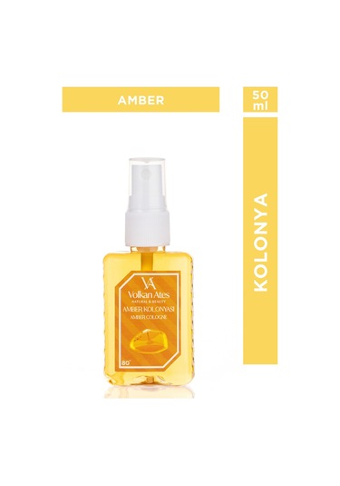 Volkan Ates Natural & Beauty Parfümlü Kolonya - Amber 50 Ml