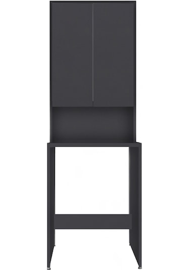 Çamaşır Makinesi Dolabı Antrasit 193X67X62 Cm Antrasit