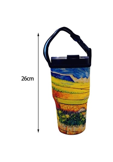 Trendooze 30 Oz Vakumlu Tumbler Kılıfı, Taşıyıcı Tutucu, Yumuşak Korumalı Çok Renkli