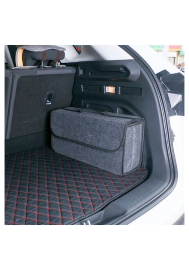 Oto Araba Araç Bagaj Organizer Çantası Eşya Düzenleyici İç Aksesuar Tuning 50x20x15