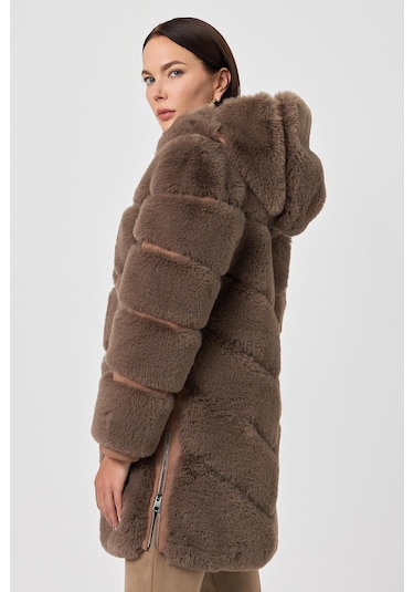 Martina Vizon Tüylü Mont 001