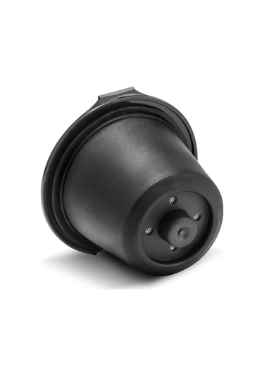 Jeemson Yeniden Kullanılabilir Kahve Kapsülü, Paslanmaz Çelik Ve Kauçuk, Nespresso Uyumlu, Siyah, 27x37mm Diğer