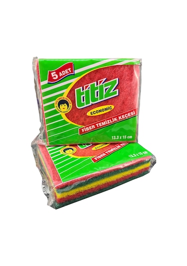 Titiz Ekonomik Fiber Temizlik Keçesi 2 x 5'li