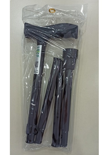 Loco Pr-104 Alüminyum Katlanır Baston(Siyah)