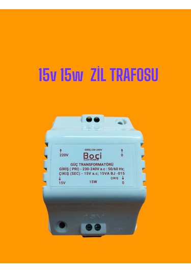 15 V 15 W Zil Transformatörü