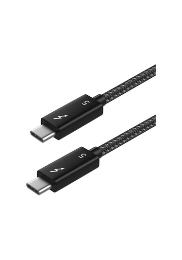 Thunderbolt 5 Type-c Kablo 240w Hızlı Şarj, 120gbps Veri, 16k/8k Görüntü Desteği İntel Sertifikalı Zr1017 1 Adet