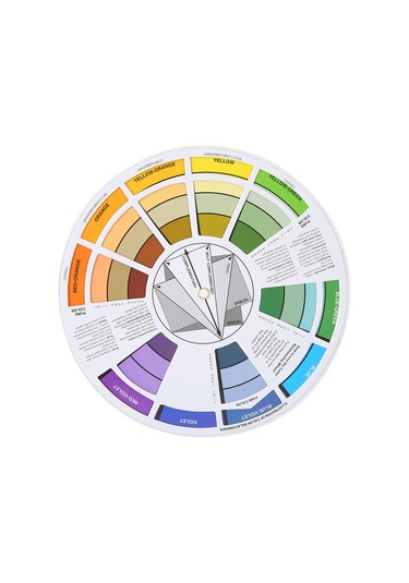 Lemestar Tattoo Renk Tekerleği Seti 2 Adet - Renkleri Organizasyon, Karıştırma Ve Tanıma İçin - Büyük 23.3cm + Küçük 14cm - Tatuaj Sanatçıları İçin Diğer