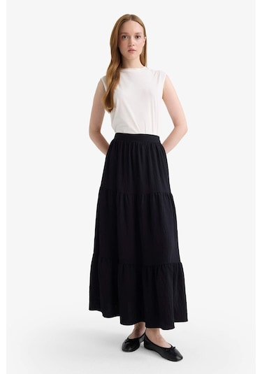 Defacto A Kesim Maxi Etek G0196ax25aubk81 Siyah