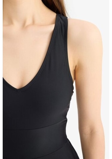 Defacto Defactofit Şort Etekli Sporcu Mayo D9375ax25hsbk81 Siyah