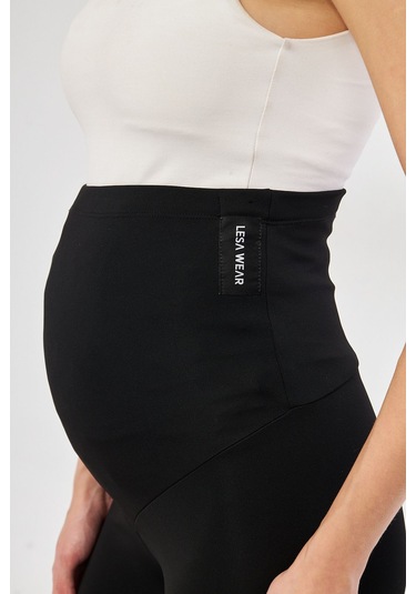 Lesa Wear İspanyol Paça Ayarlanabilir Yüksek Bel Esnek Toparlayıcı Ve Sıkılaştırıcı Hamile Tayt