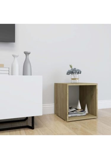 Tdesıgno Enes -kitaplık- Açık Raf - Beyaz 1 Raflı 30 Cm Meşe - Beyaz