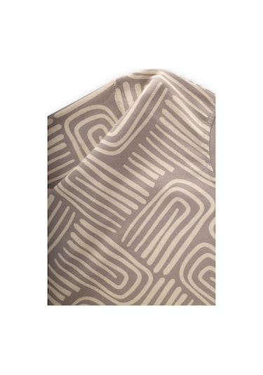 Cigit Uzun Kollu Desenli T-shırt 3-12 Yaş Bej Bej