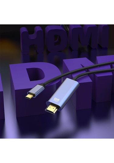 Dm Chb024 Type C To Hdmı 4k 30hz Dönüştürücü Kablo 1 8 Metre
