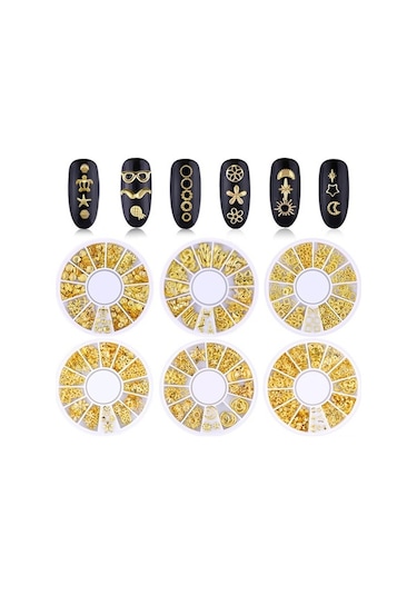 Flybuy Yıldız Parça Metal Japon Diğer Desenli Dekorasyonu Çivi Ay Aksesuarlar, 200 - Ug Diğer