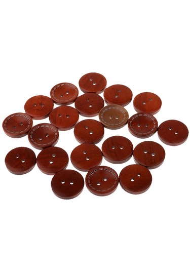 Homyl 20 Adet Vintage 2 Delik Dikiş Giyim Dekorasyon Için