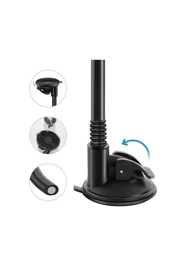 Linktech H711 Vantuzlu Uzun Kol Araç İçi Telefon Tutucu