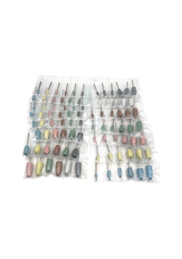 6 Adet/takım Kauçuk Silikon Tırnak Matkap Freze Kesici Manikür Ucu Cs6-14