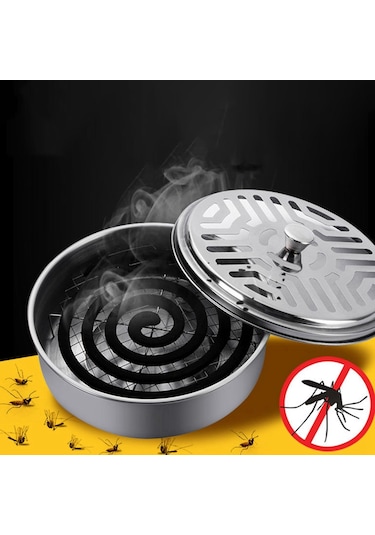 Suntek Sivrisinek Bobin Kutusu Tutucu, Kamp Dış Mekan Gümüş