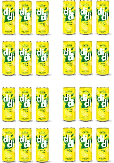 Çaykur Didi Limon Aromalı Soğuk Çay 330 Ml X 24 Adet