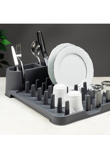 Büyük Boy Tasarım Bulaşıklık - Beyaz Beyaz