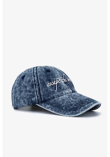 Valmenti Unisex Tekstil Beyzbol Şapka 1139 Ec4007 Spk Y25 Blue Denım Lacivert