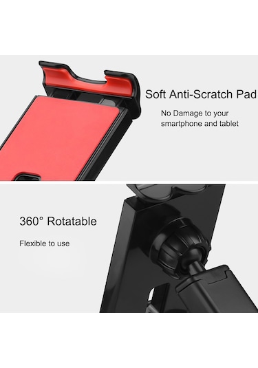 Hombey Djı Mavic 2/pro/mini/air/air 2/spark Uzaktan Kumanda İçin Telefon Ve Tablet Tutucu - Abs Malzeme - Genişlik Ayarı 11.5-19cm