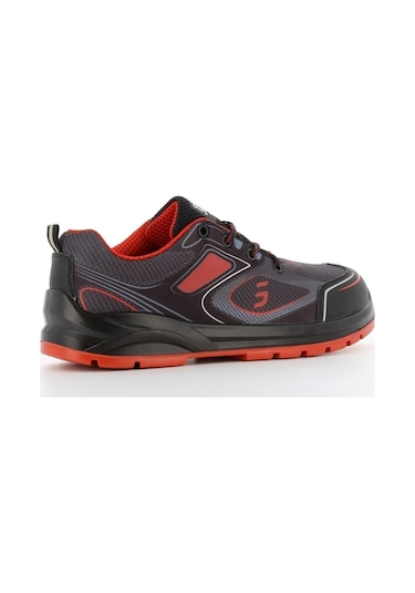 Safety Jogger Cador Red S1p Esd Src İş Güvenlik Ayakkabısı Siyah-Kırmızı