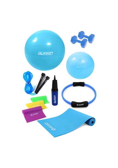 Busso Ultra Pilates Set-Mavi