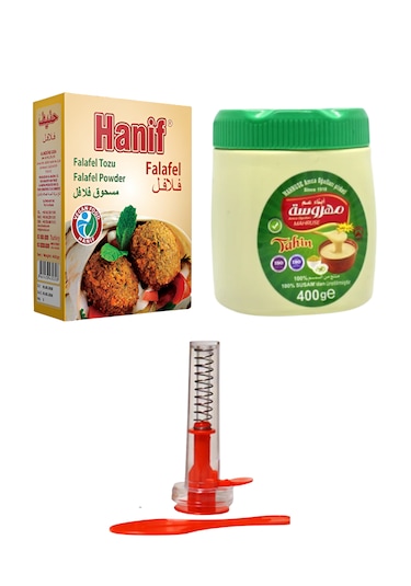 Falafel Seti 3 Lü Paket Falafel Tozu + Tahin + Falafel Kalıbı