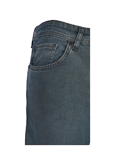 Cengiz İnler 5 Cep Düğmeli Kot Pantolon Slim (548484019)