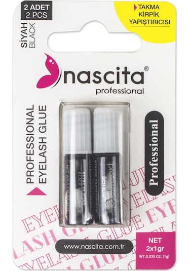 NASCİTA 2 li Kirpik yapıştırıcısı ( siyah )