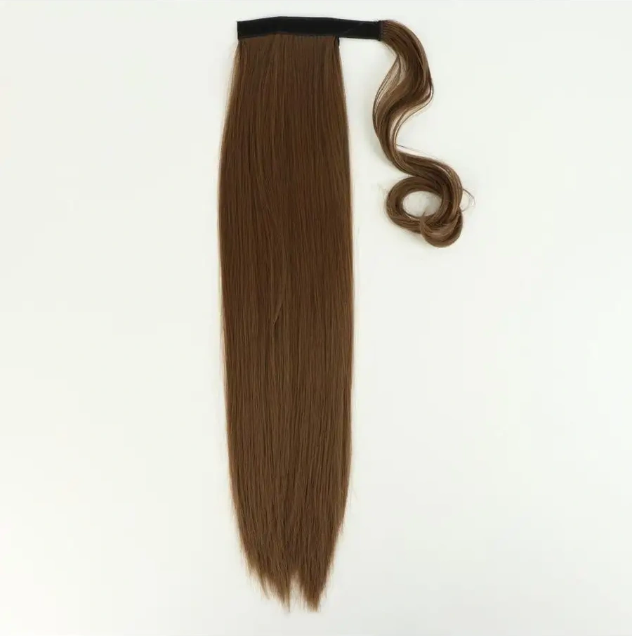 Qf Saçlar İçin Takma At Kuyruğu Ek Parçası 26557141 Açık Kumral