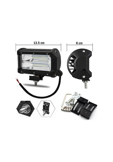 Cree Led 72w Çift Sıra Off Road Led Bar