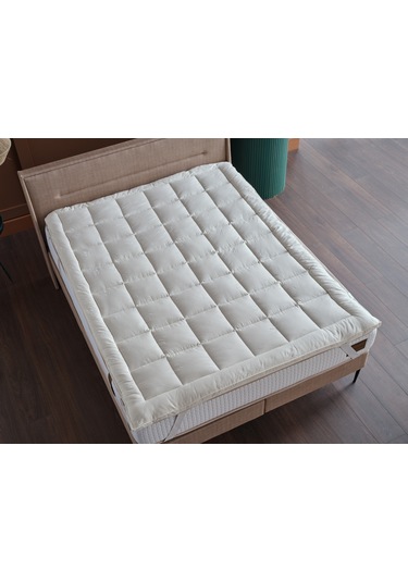 Doqu Home Pamuk Yatak Pedi 150x200cm Ekru