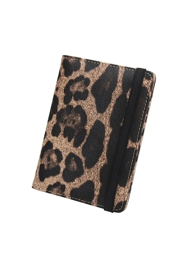 Springsun Leopar Desenli Pasaport Kılıfı - Rfıd Korumalı, Hafif Ve Şık Tasarım