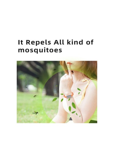 Silikon Sivrisinek Kovucu Bilezik Açık Sivrisinek Kovucu Yetişkin Çocuklar İçin Bej