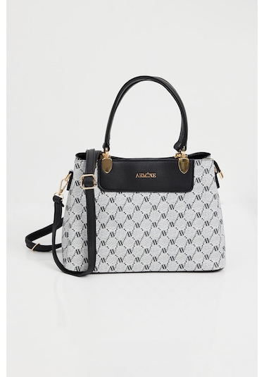 Armine 010176 Baskılı Çanta - Gri 001