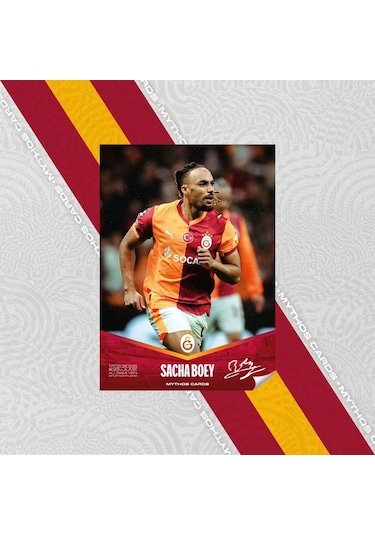 Galatasaray X Juventus - Sacha Boey İmzalı Statik Poster