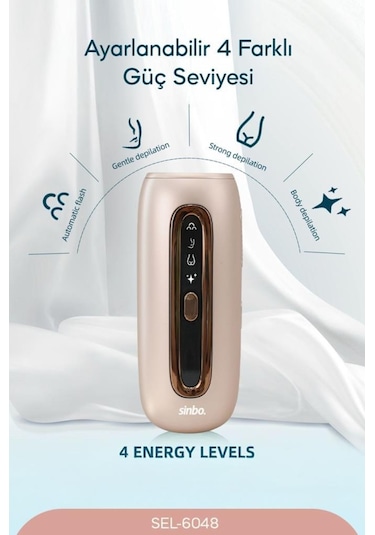 Sinbo SEL-6048 IPL Lazer Epilasyon Cihazı
