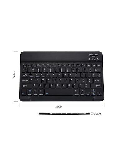Bluetooth Klavye Android Apple Uyumlu iOS Windows Için Tablet Telefon Şarjlı Klavye Mouse Set